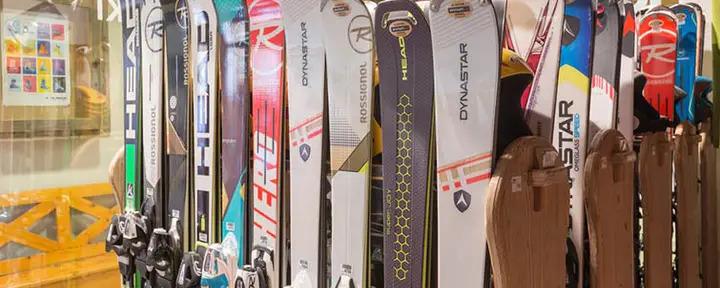 Du matériel de ski entretenu